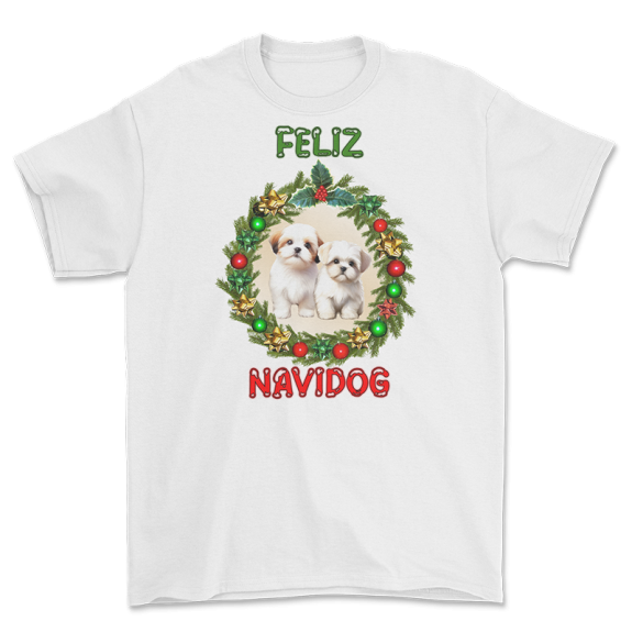 Feliz Navidog Christmas T Shirt